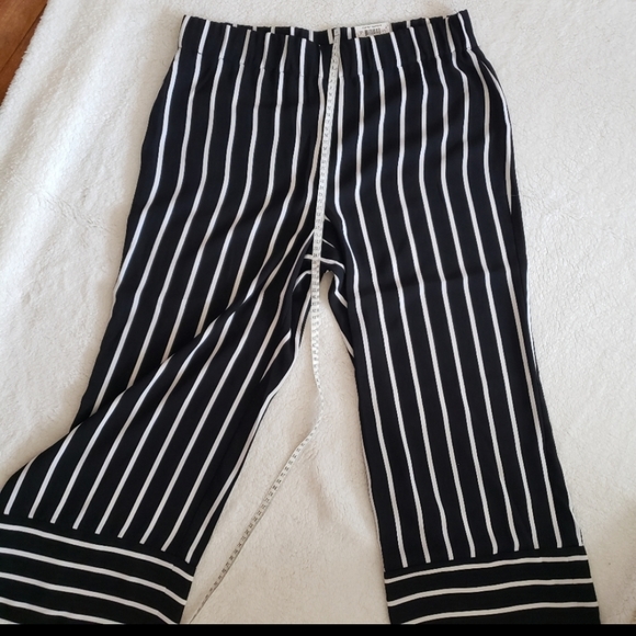 INC Women's Striped Pants size L black and white NWT - Picture 5 of 7